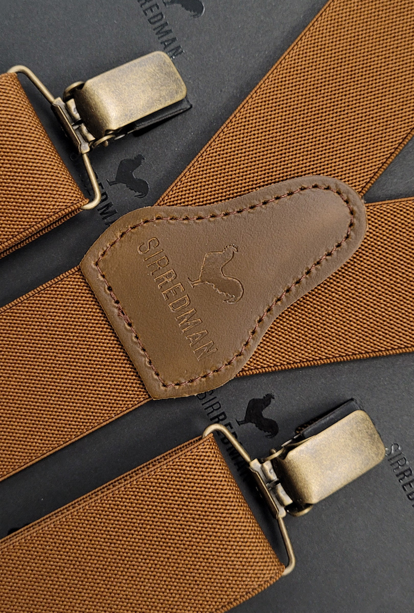 Hosenträger Work Cognac