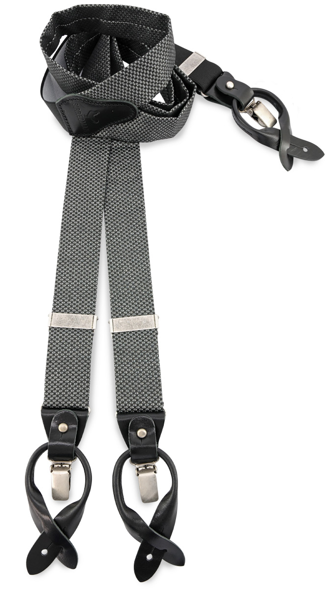 Hosenträger Fliege Silver Celebration