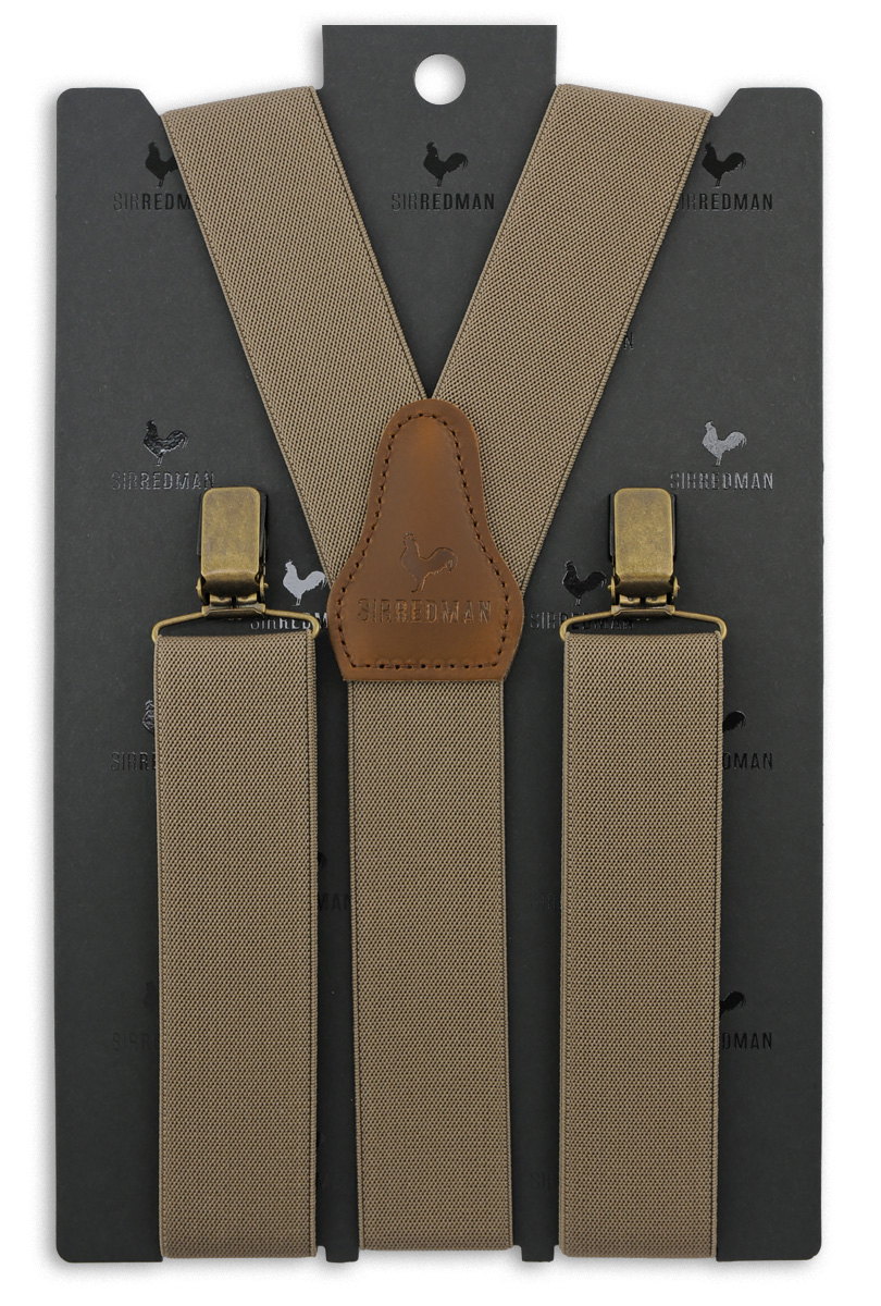 Hosenträger Work Taupe