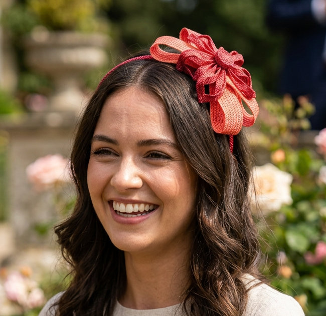 Fascinator Flower Coralle
