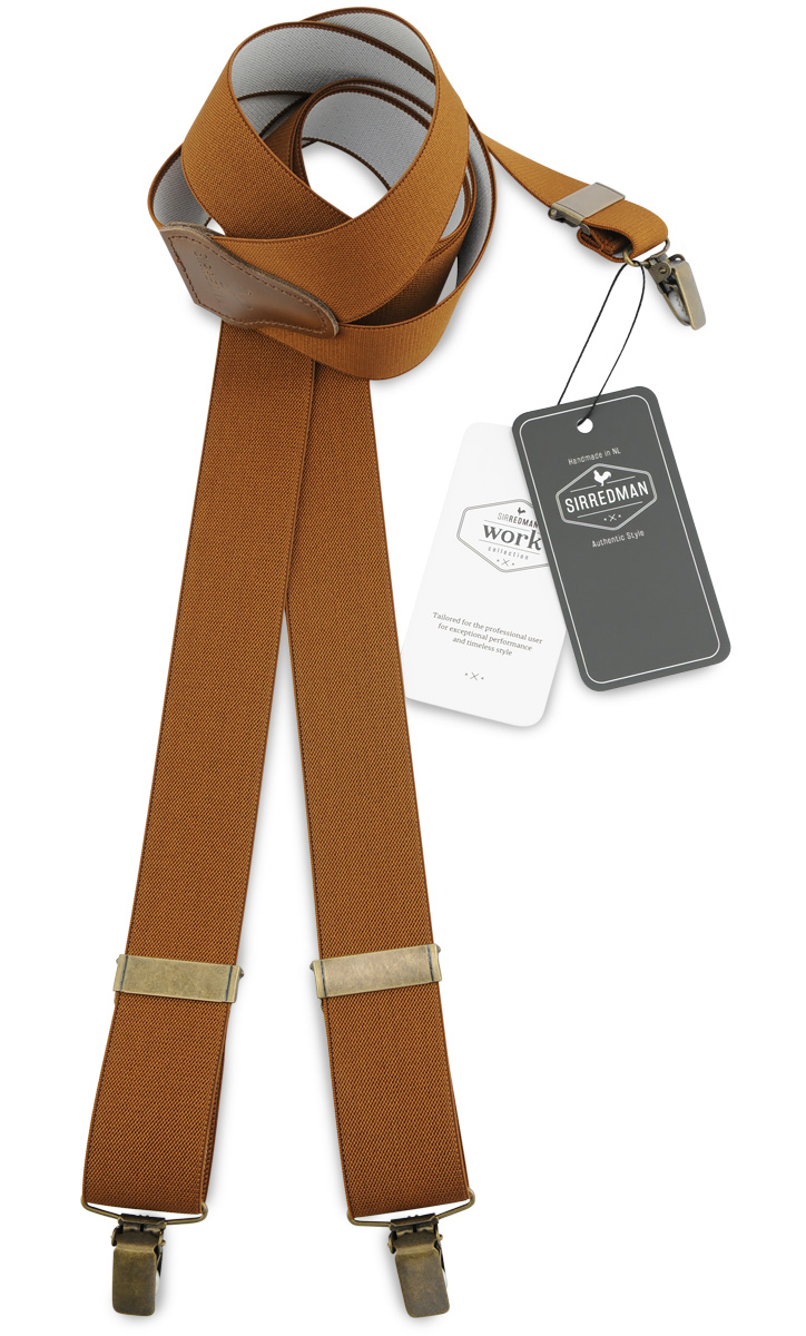 Hosenträger Work Cognac