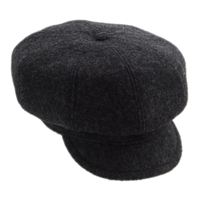 Ballonmütze Schwarz 57 cm