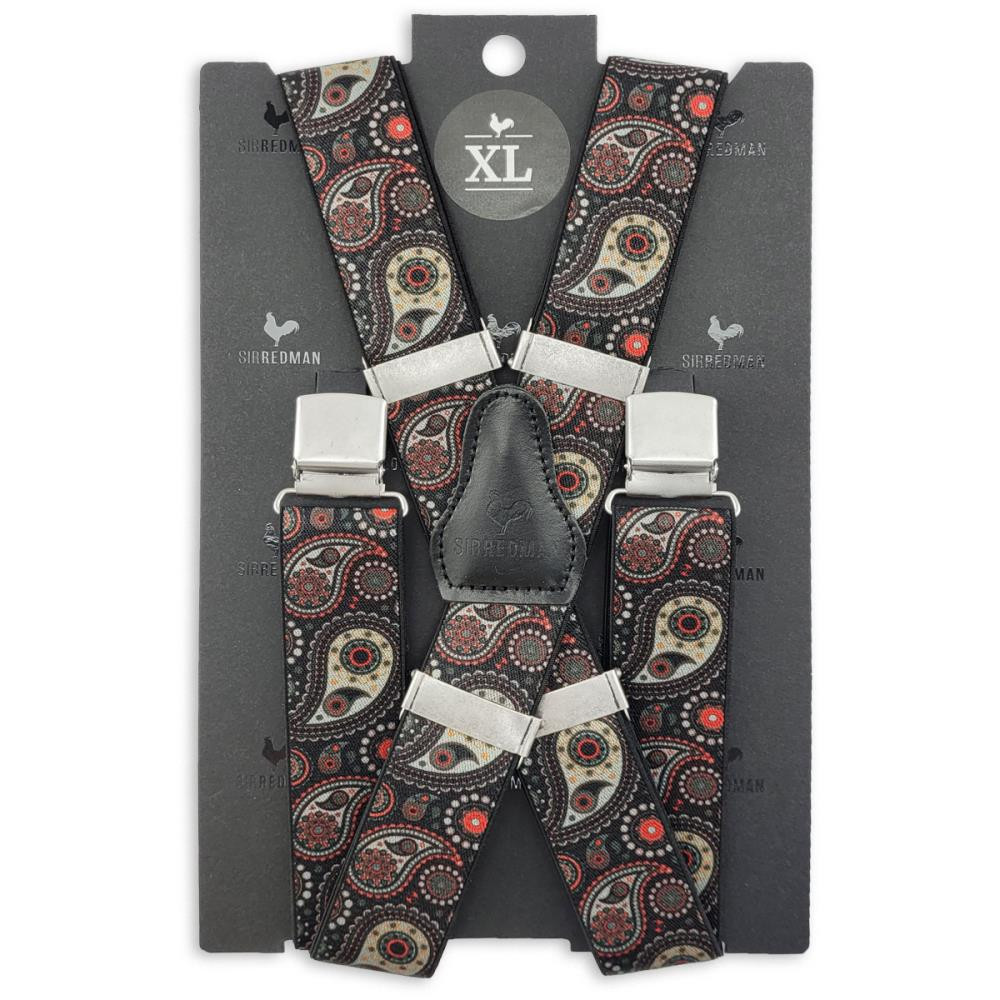 XL Hosenträger Modern Paisley