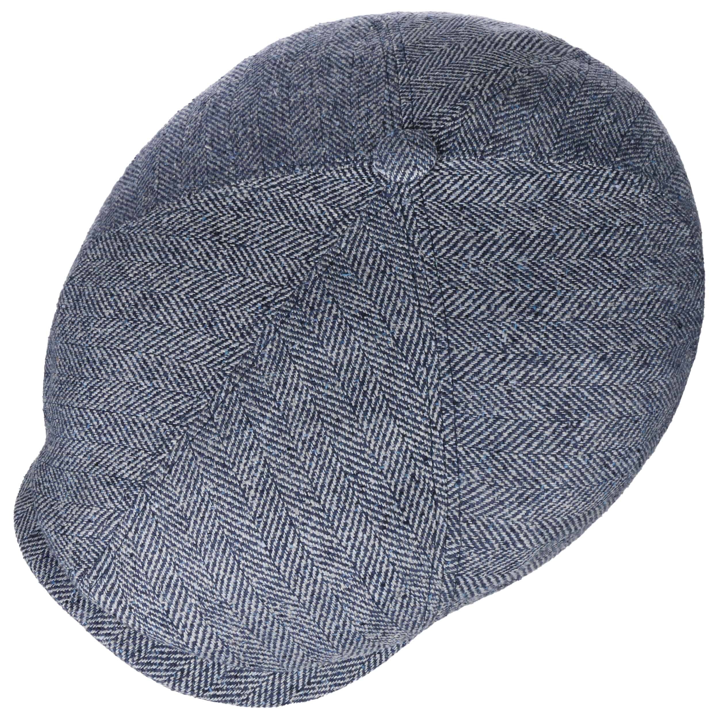 6-Panel Cap Silk 60 grünblau