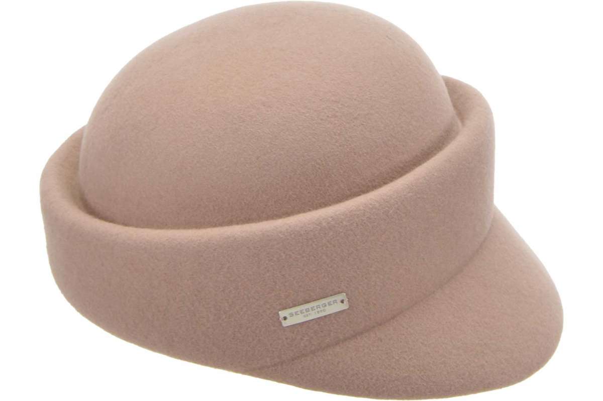 Schirmmütze Wollfilz One Size sand