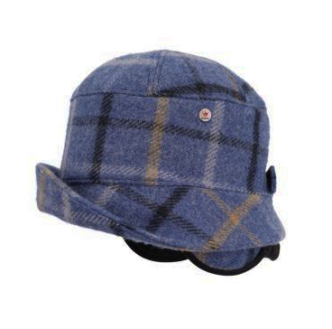 Kappe Klett Hanly XL Blau Beige