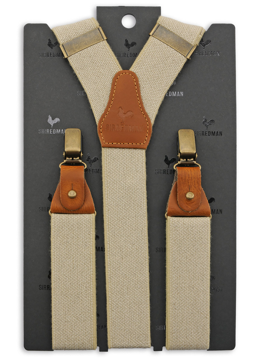 Hosenträger Essential  Ecru