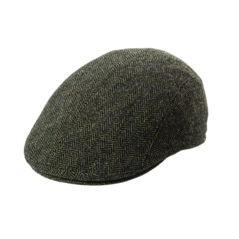 Flatcap Fischgrät 61 loden