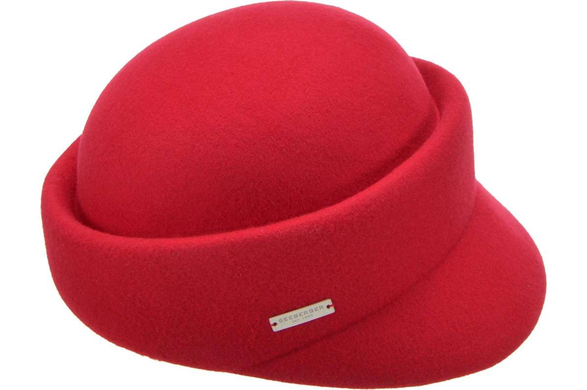 Schirmmütze Wollfilz One Size sand