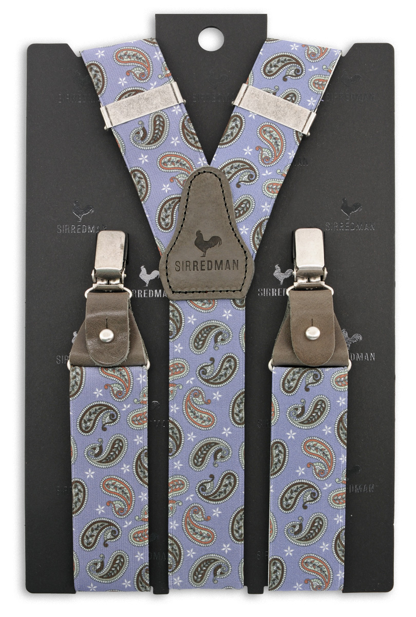 Hosenträger Paisley Perfect lila