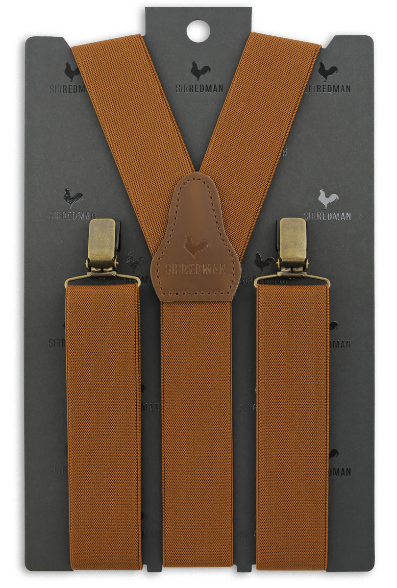 Hosenträger Work Cognac