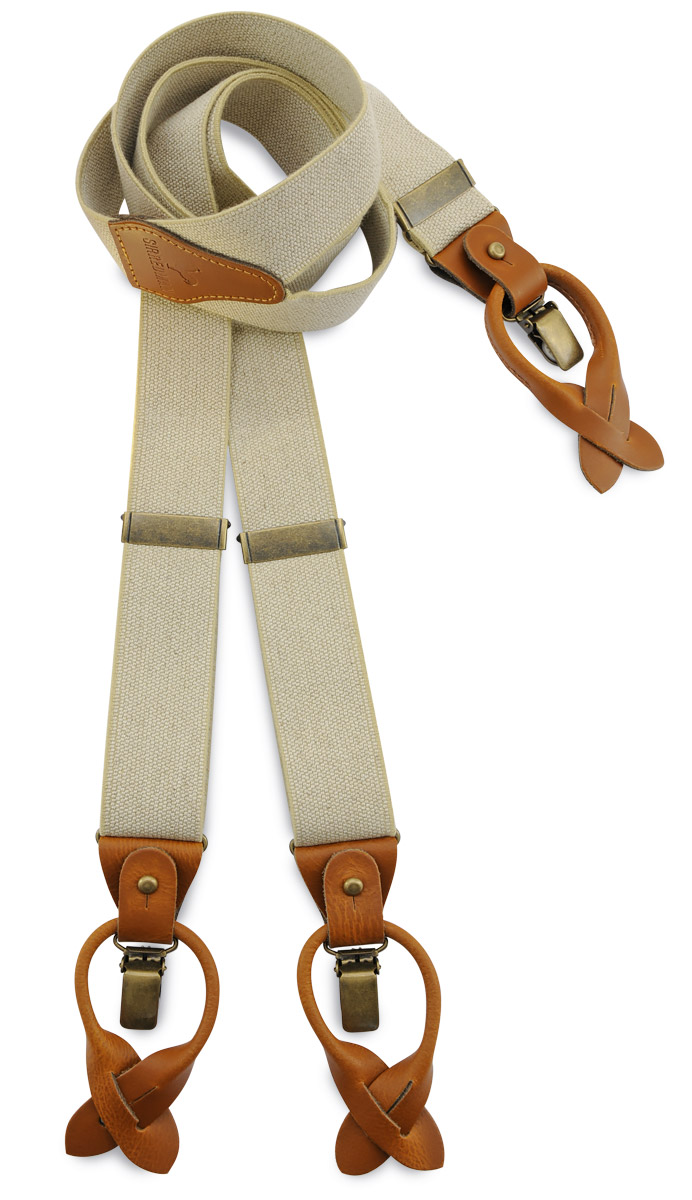 Hosenträger Essential  Ecru