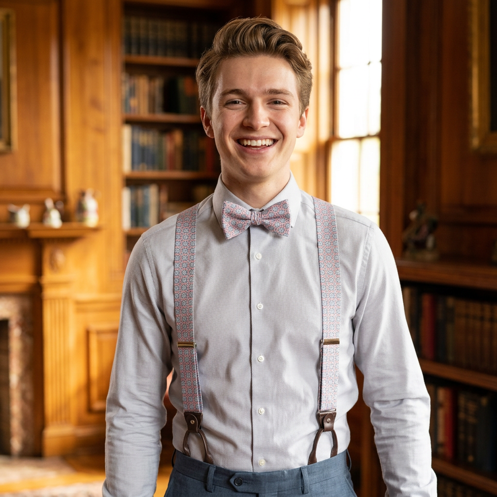 Hosenträger Fliege Combi  Dandy Blossom