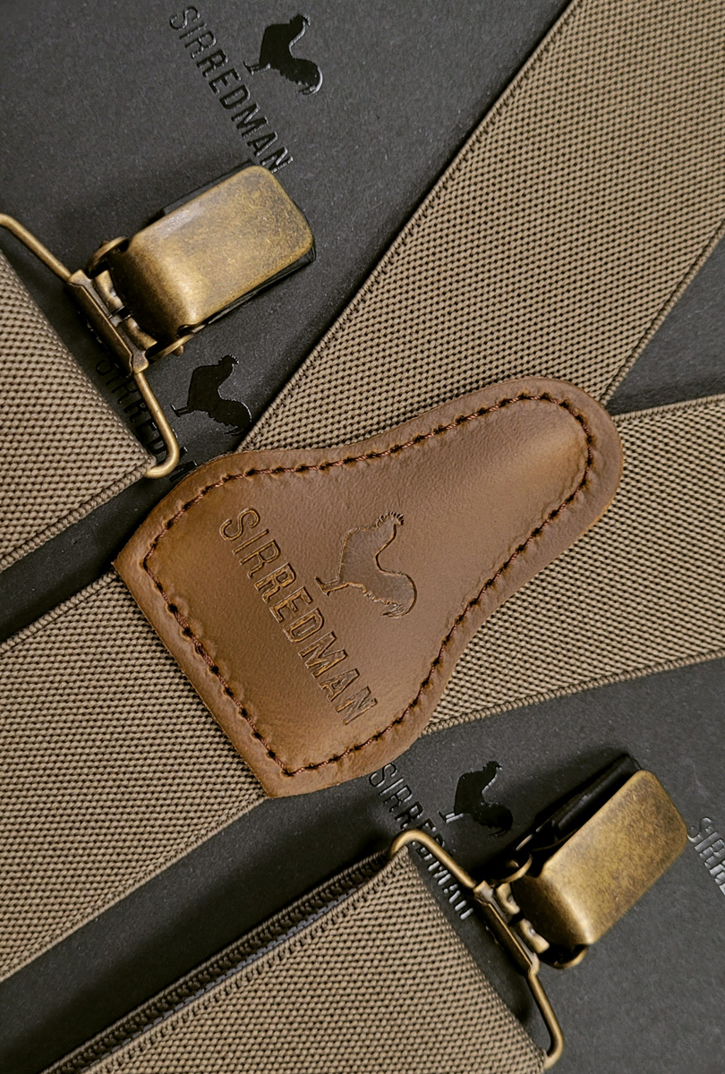 Hosenträger Work Taupe