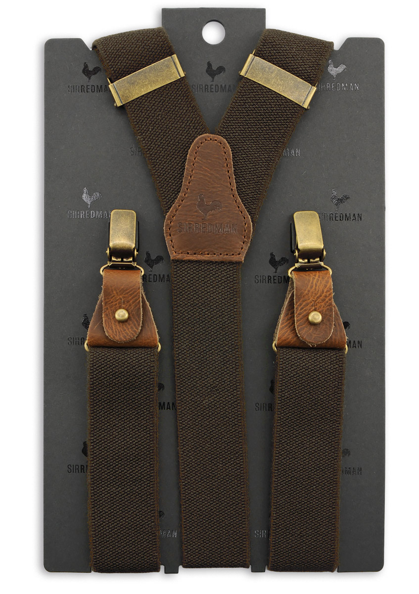 Hosenträger Essential Braun