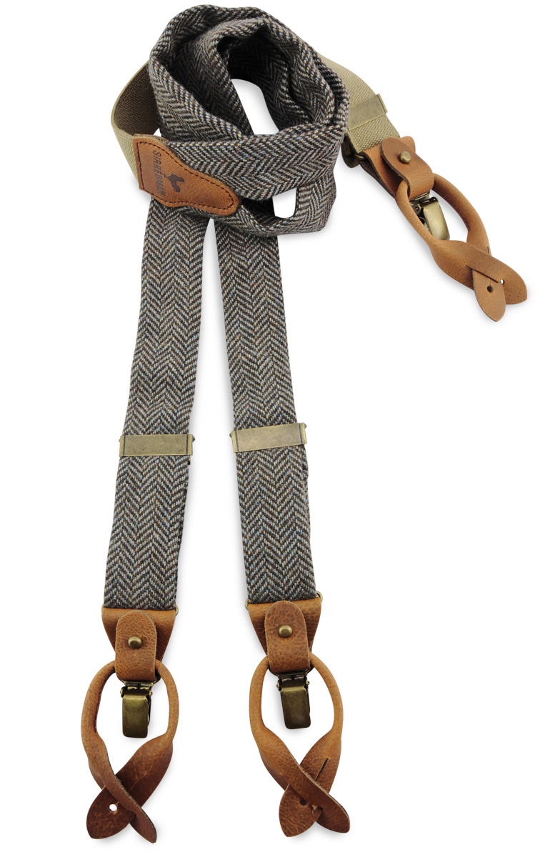 Hosenträger Fliege Kealan Tweed