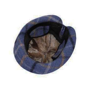 Kappe Klett Hanly XL Blau Beige