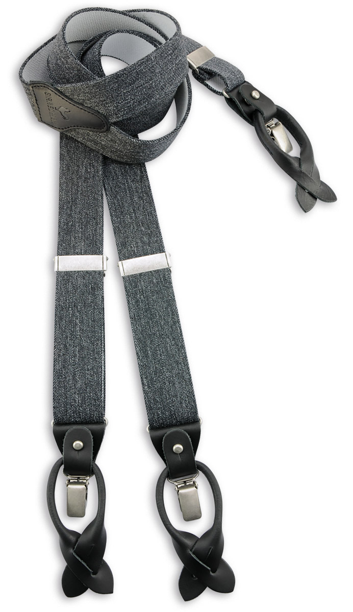 Hosenträger Denim Urban schwarz