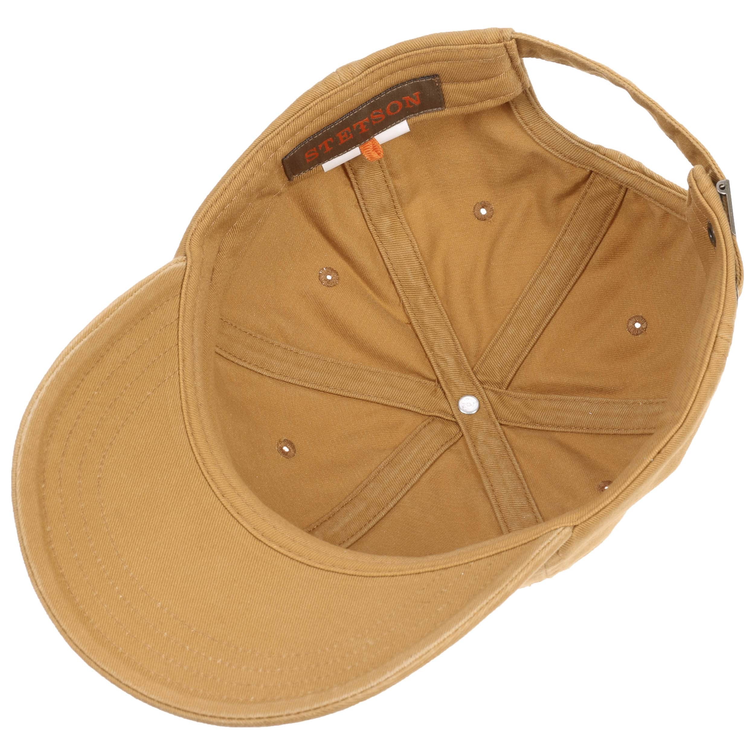Baseball Cap Cotton Hellbraun