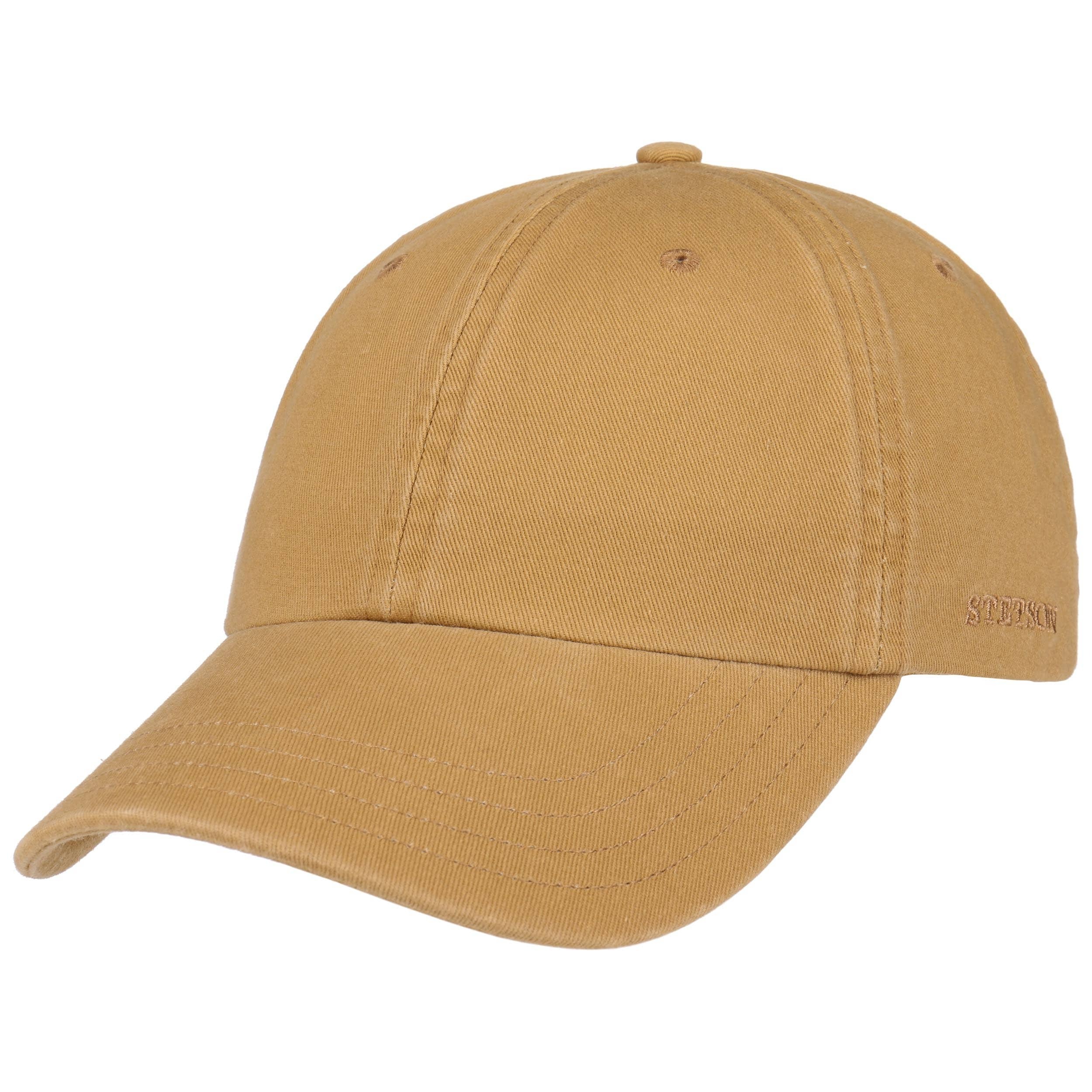 Baseball Cap Cotton Hellbraun