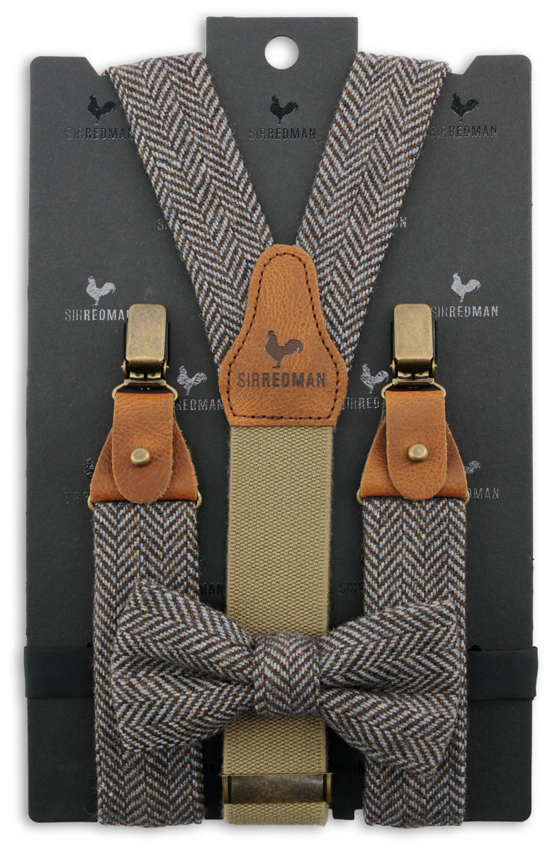 Hosenträger Fliege Kealan Tweed