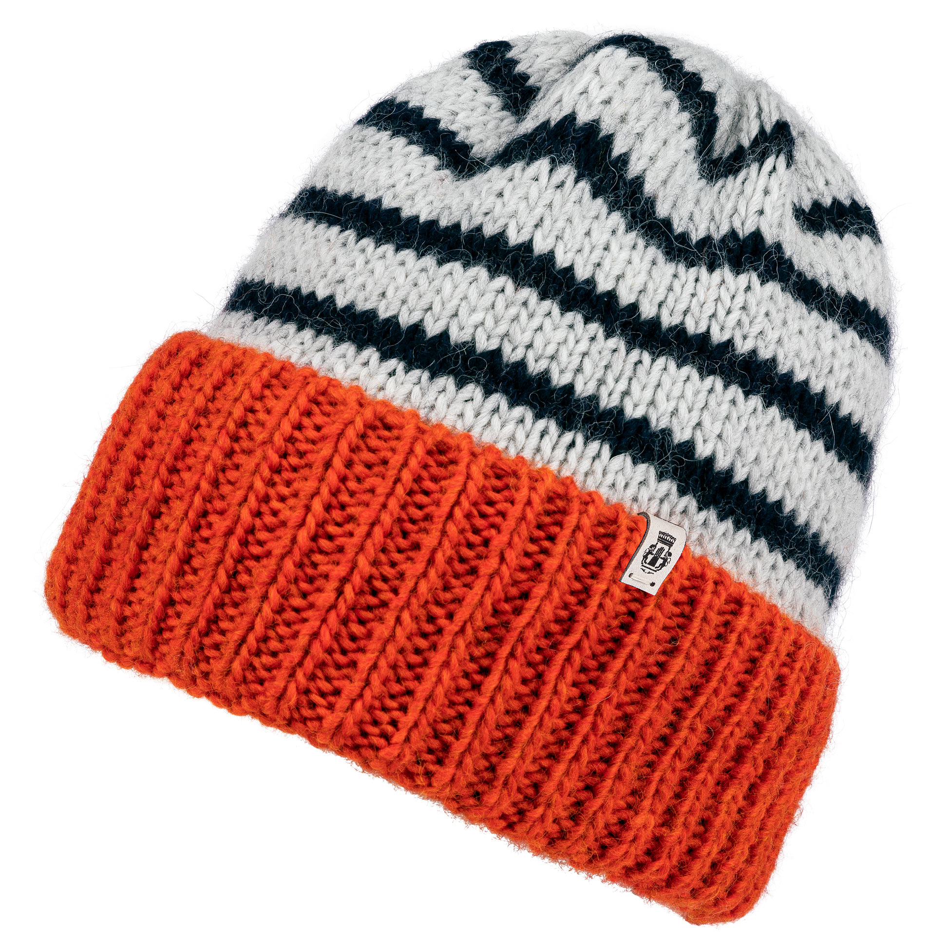 City Stripes Mütze orange