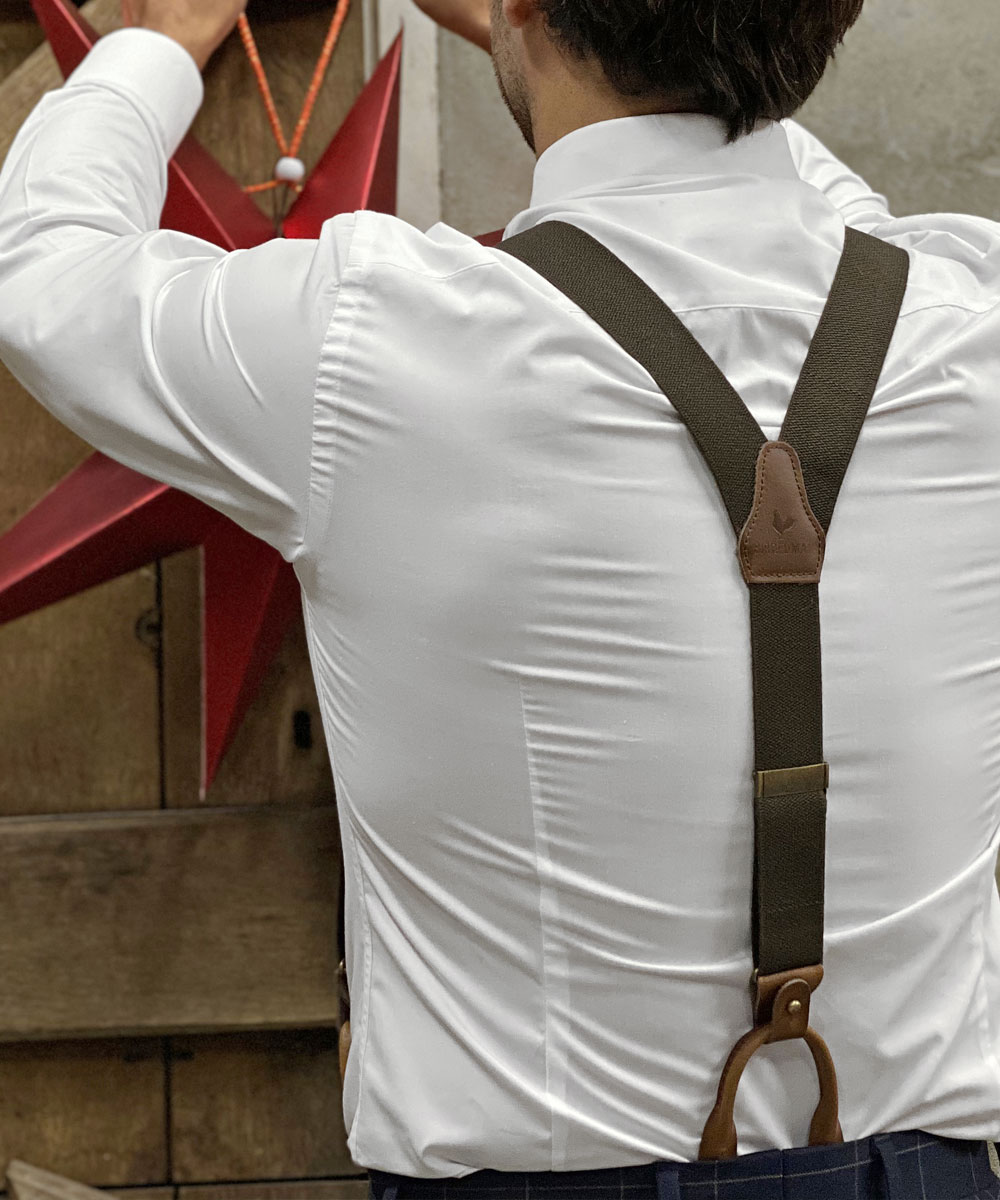 Hosenträger Essential Braun