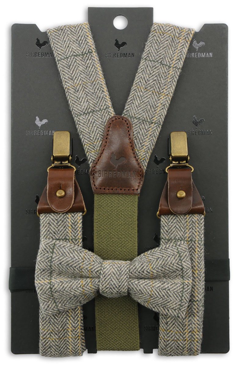 Hosenträger Fliege Combi Christian Tweed