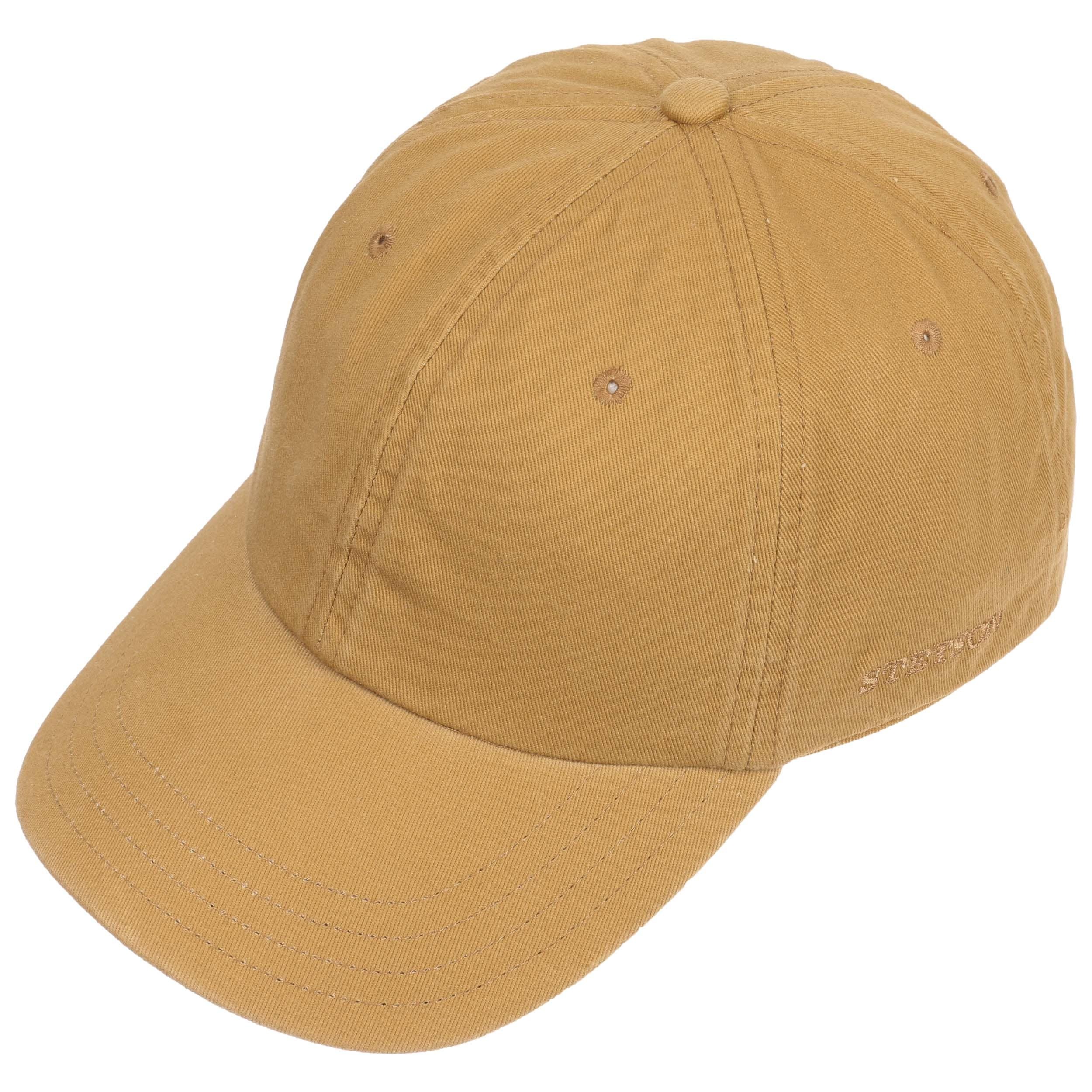 Baseball Cap Cotton Hellbraun